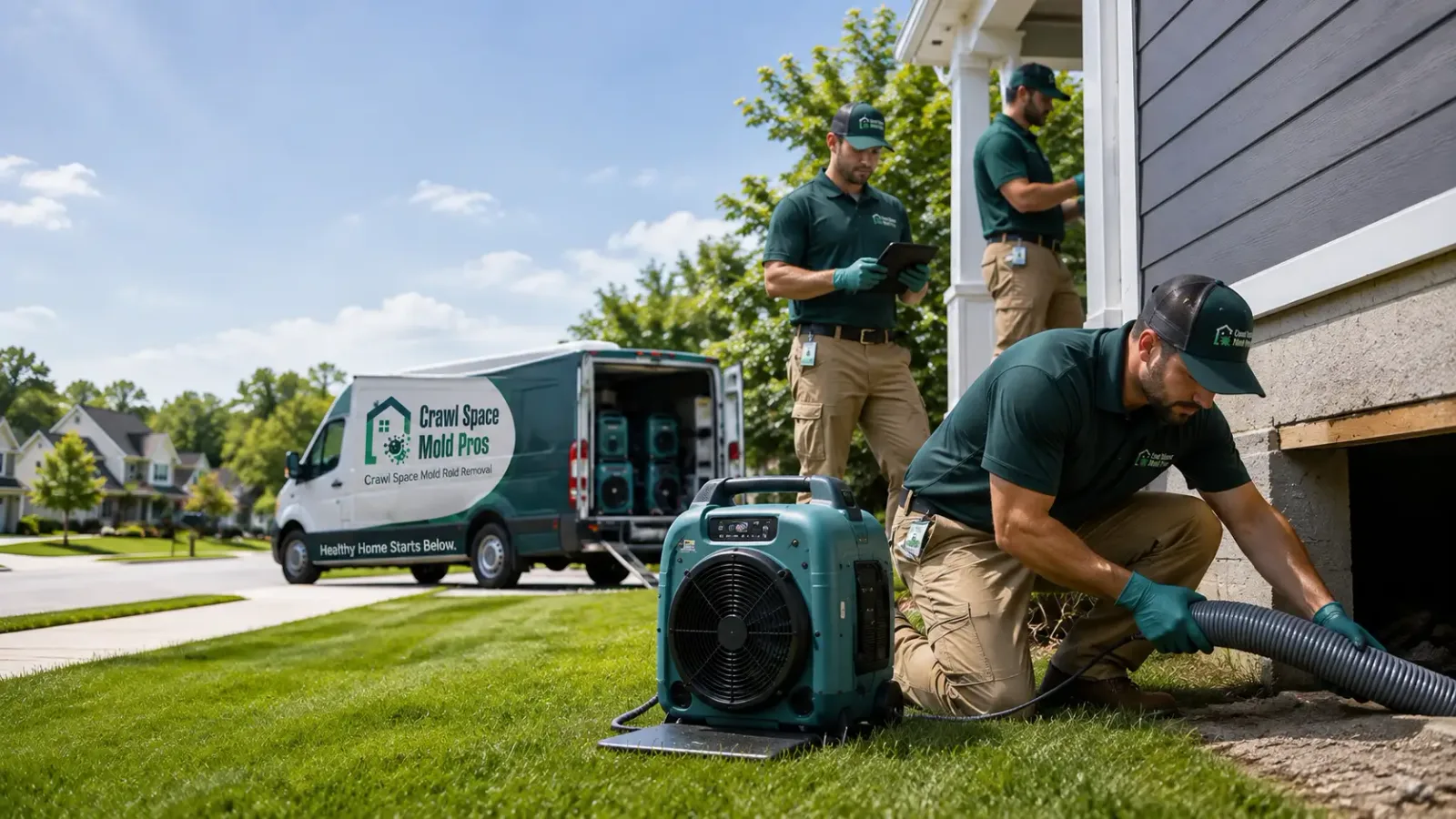 Crawl Space Mold Removal in Hawley, MN